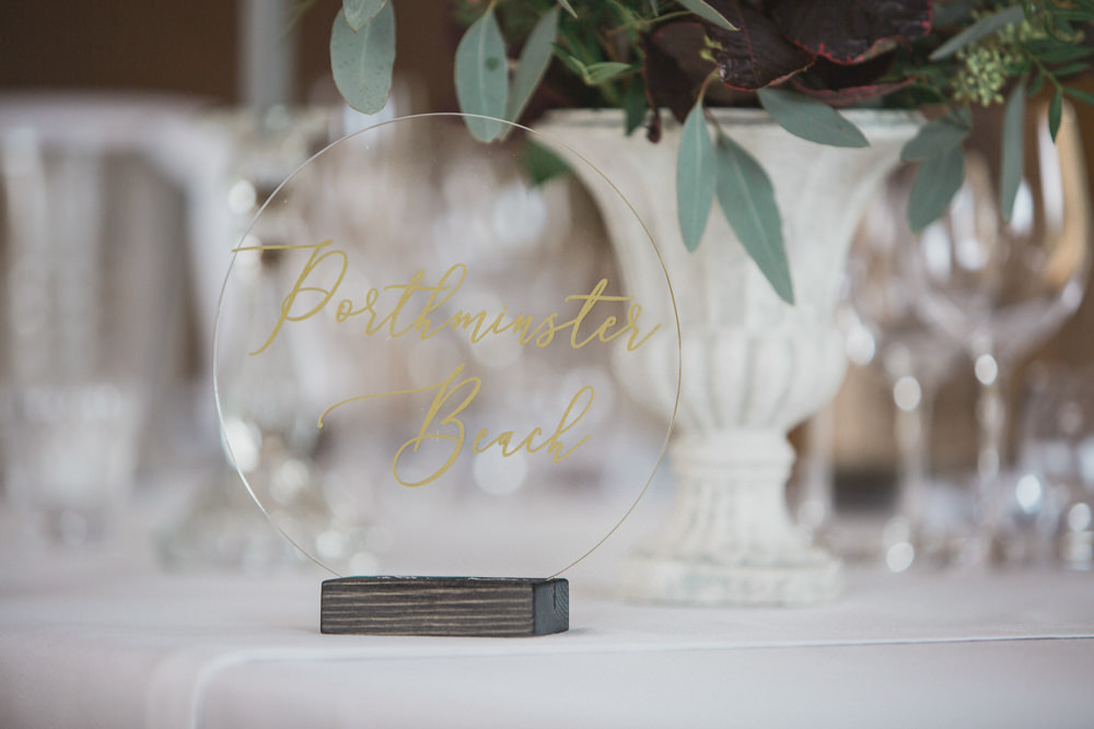 Acrylic Perspex Calligraphy Table Name Sign Signs Signage Modern Romantic Wedding Red Maple Photography