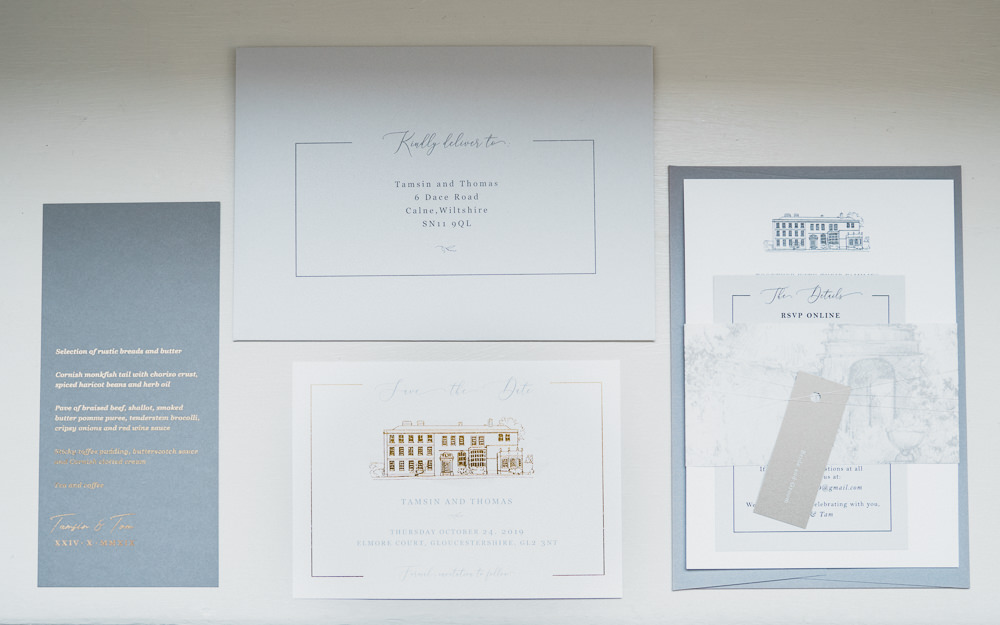 Stationery Invite Invitations Venue Modern Romantic Wedding Red Maple Photography