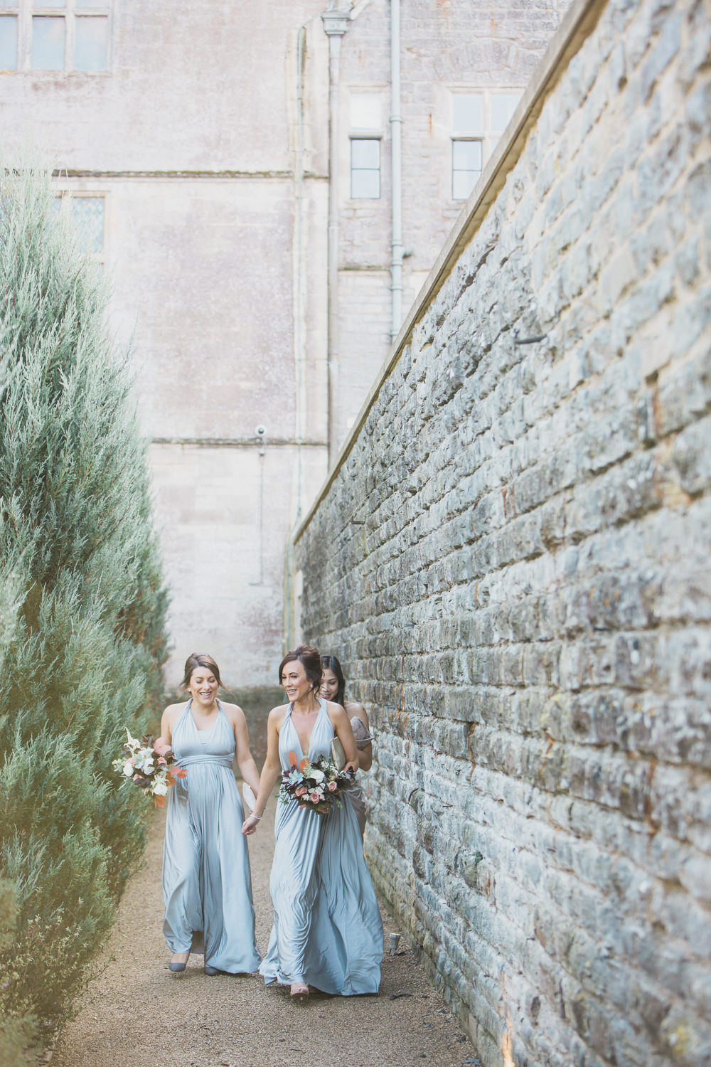 Bridesmaids Bridesmaid Dress Dresses Silver Taupe Modern Romantic Wedding Red Maple Photography