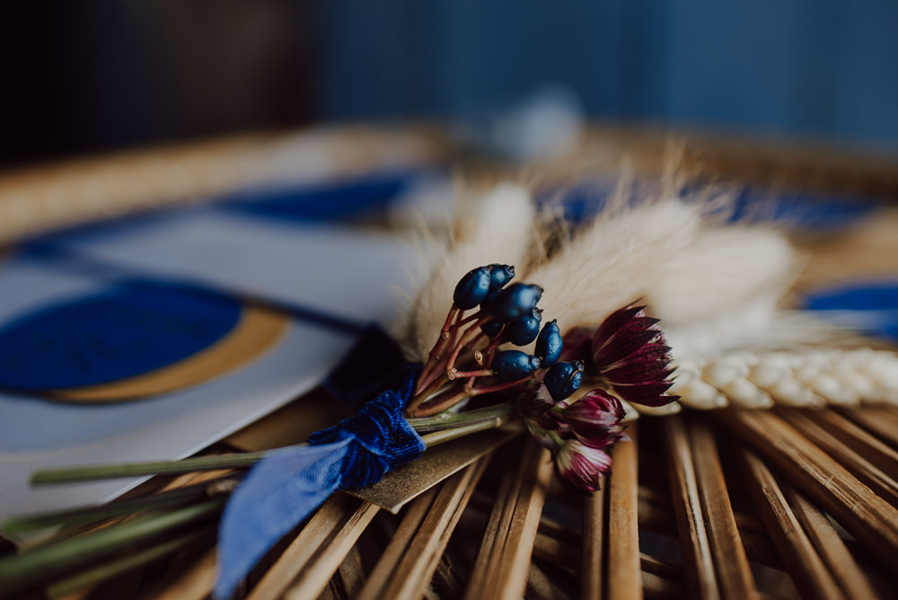 Buttonhole Flowers Navy Gold Wedding Ideas Gina Fernandes Photography