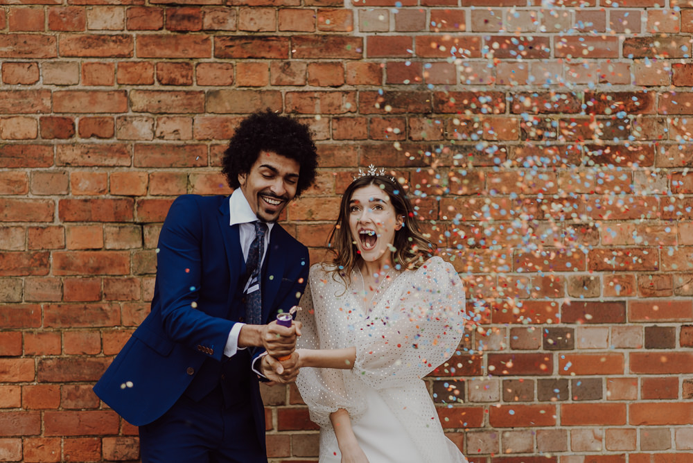 Confetti Navy Gold Wedding Ideas Gina Fernandes Photography