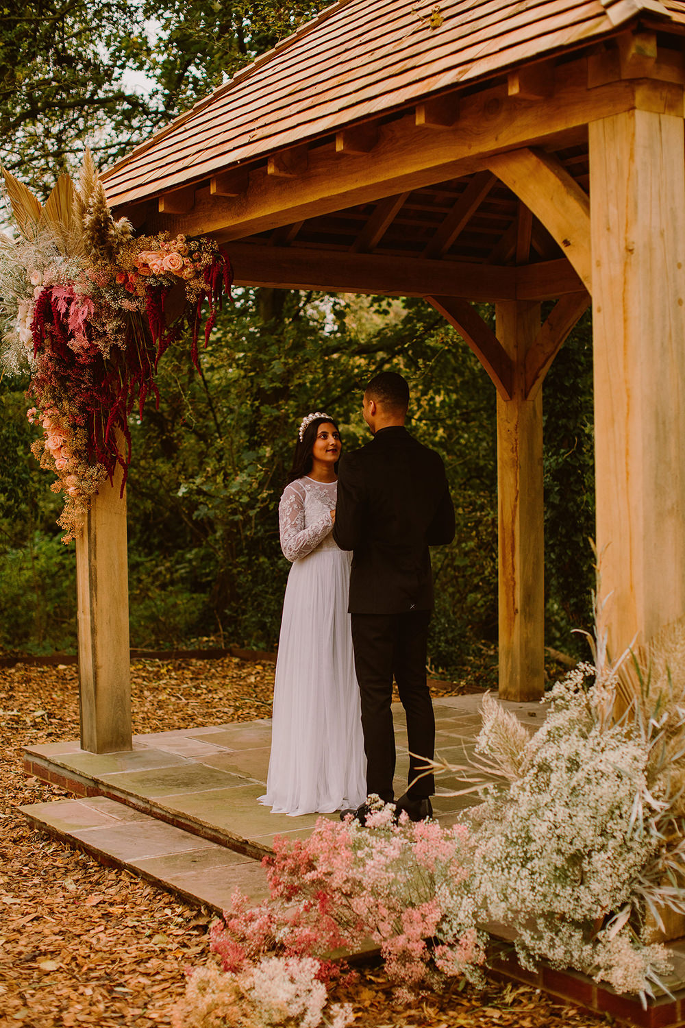 Outdoor Autumn Wedding Ruby Walker Photography