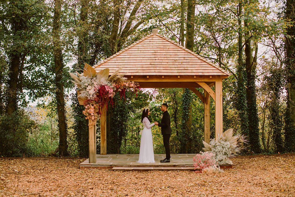 Outdoor Autumn Wedding Ruby Walker Photography