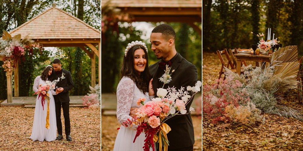 Outdoor Autumn Wedding Ruby Walker Photography