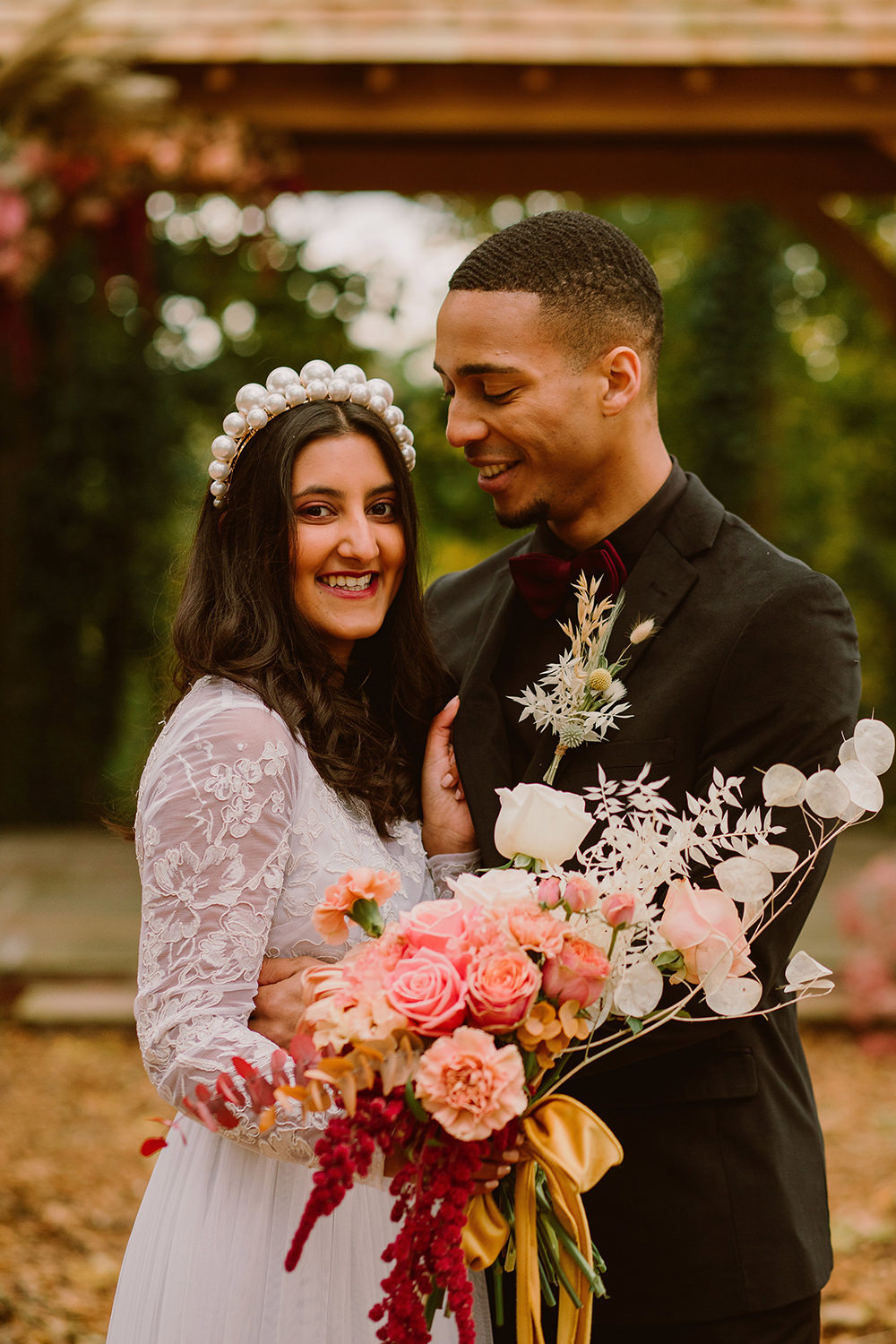 Outdoor Autumn Wedding Ruby Walker Photography
