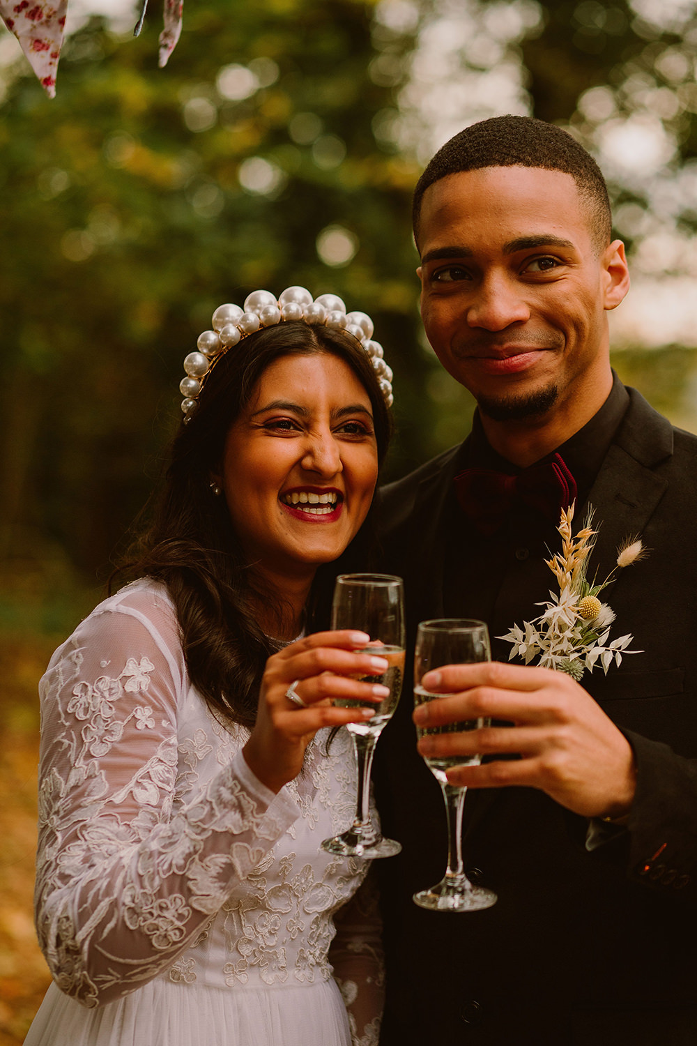 Outdoor Autumn Wedding Ruby Walker Photography