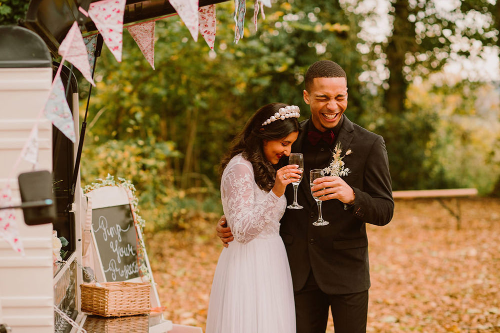 Outdoor Autumn Wedding Ruby Walker Photography