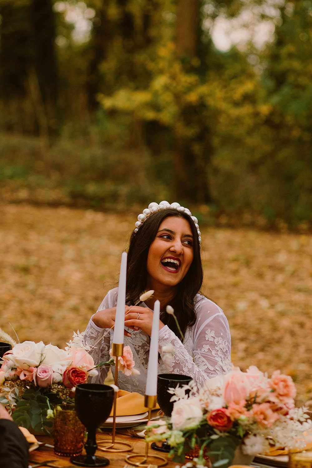 Outdoor Autumn Wedding Ruby Walker Photography