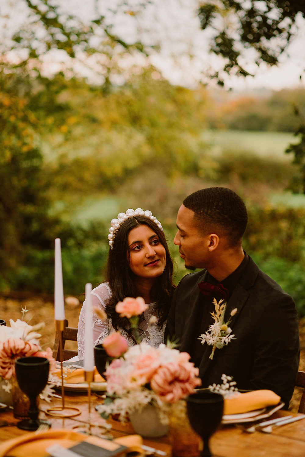Outdoor Autumn Wedding Ruby Walker Photography