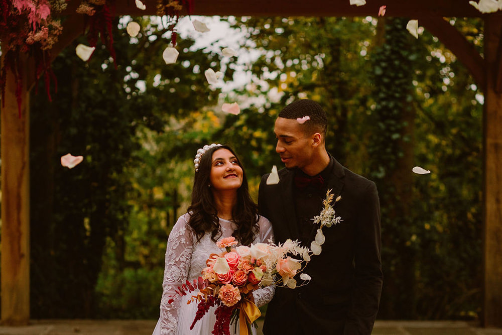 Outdoor Autumn Wedding Ruby Walker Photography