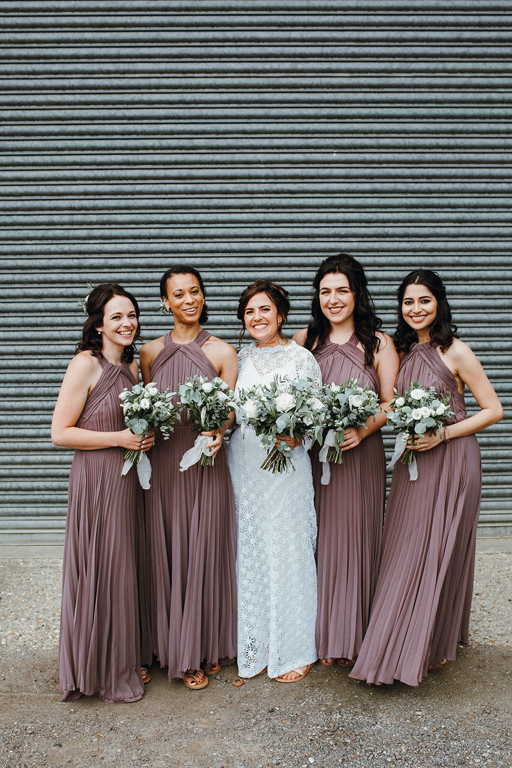 Bridesmaids Bridesmaid Dress Dresses Mink Preston Priory Barn Wedding Leah Lombardi Photography