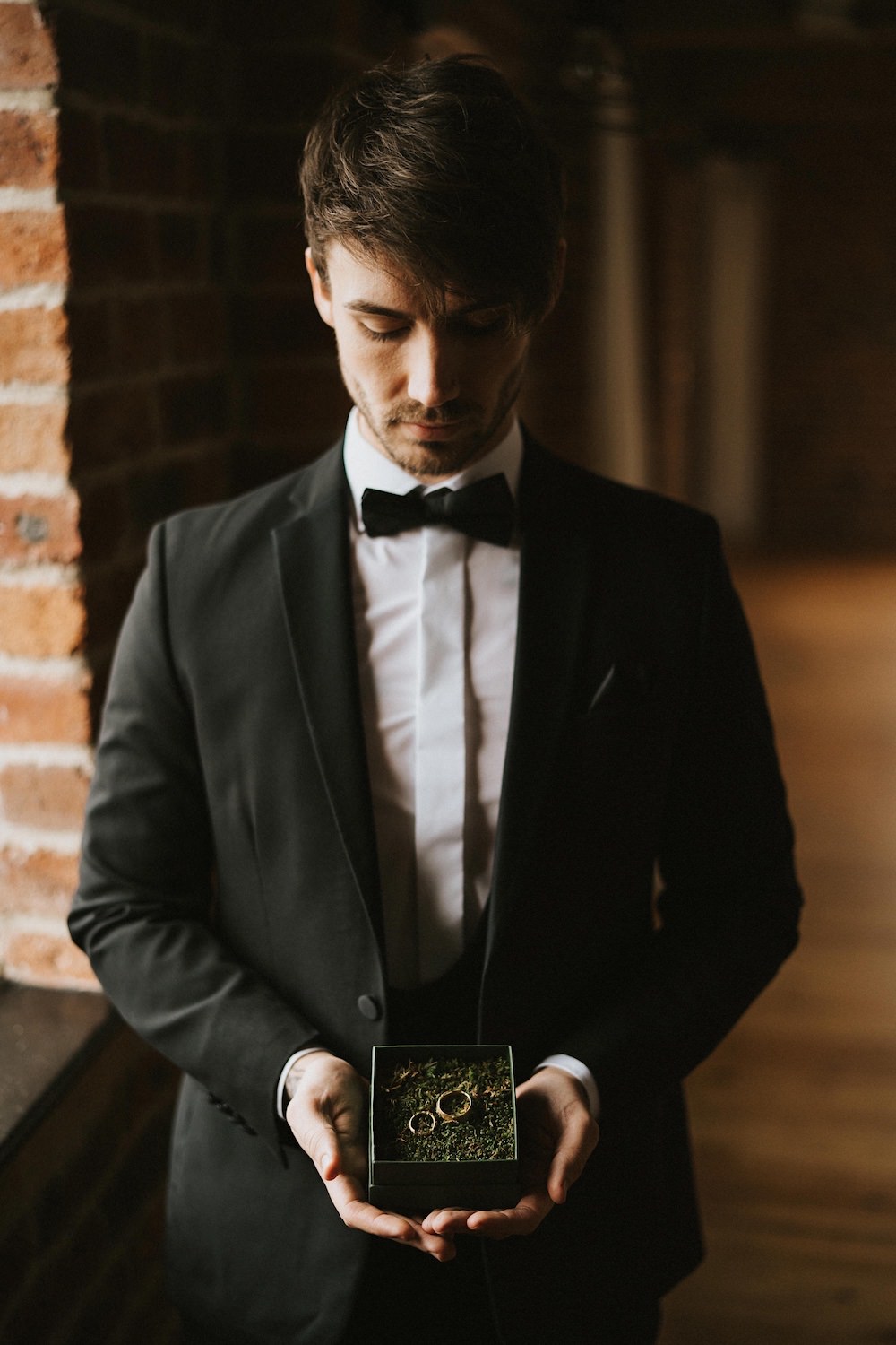 Groom Suit Tux Bow Tie Ballet Wedding Ideas Henry Lowther Photographer