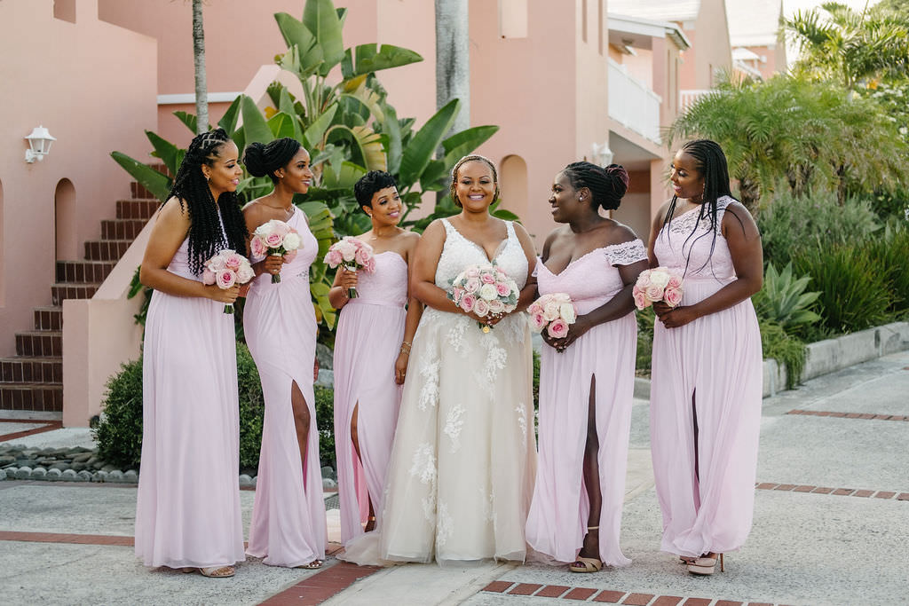 Bridesmaids Bridesmaid Dress Dresses Pink Bermuda Wedding Helen Abraham Photography