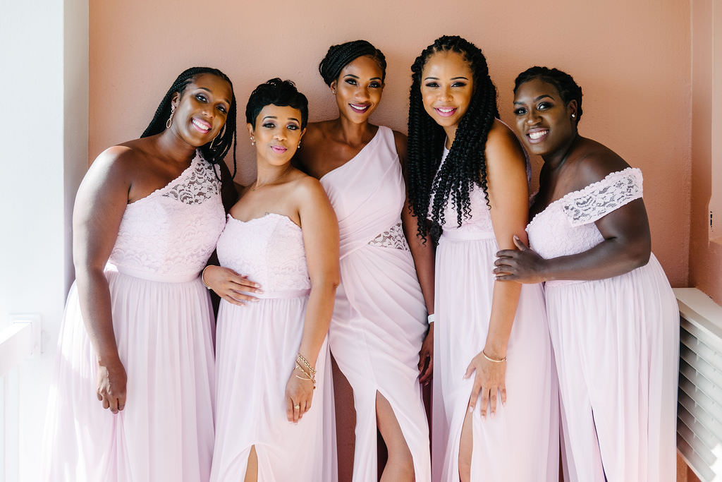 Bridesmaids Bridesmaid Dress Dresses Pink Bermuda Wedding Helen Abraham Photography