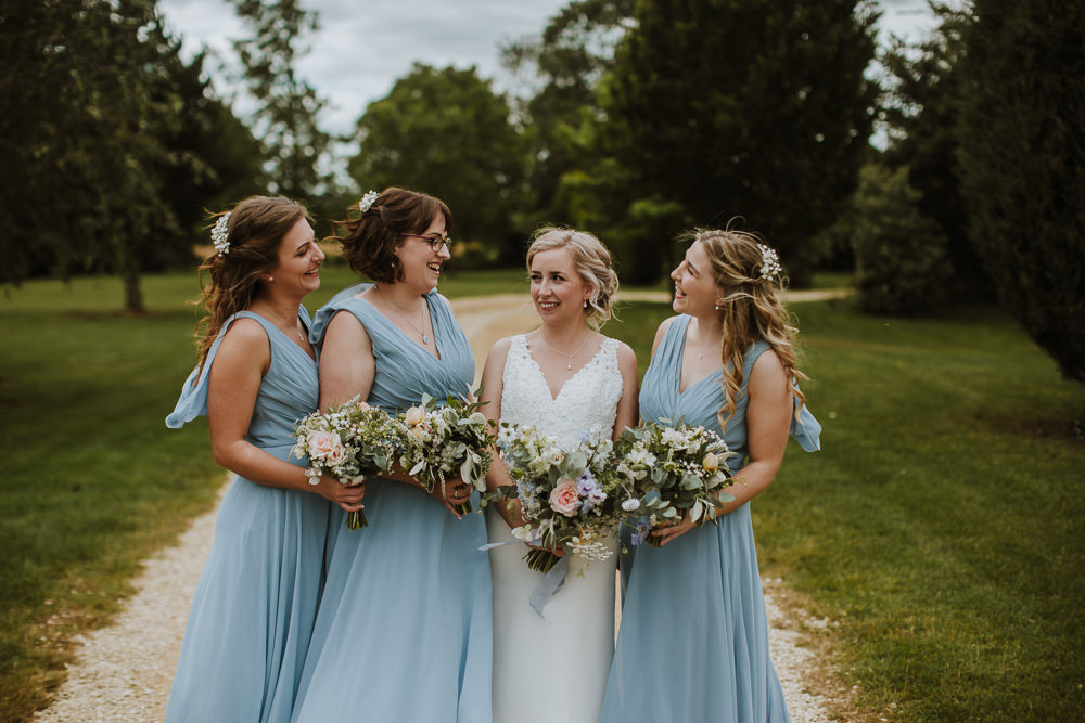 Bridesmaids Bridesmaid Dress Dresses Blue Crafty Wedding Sam Bennett Photography