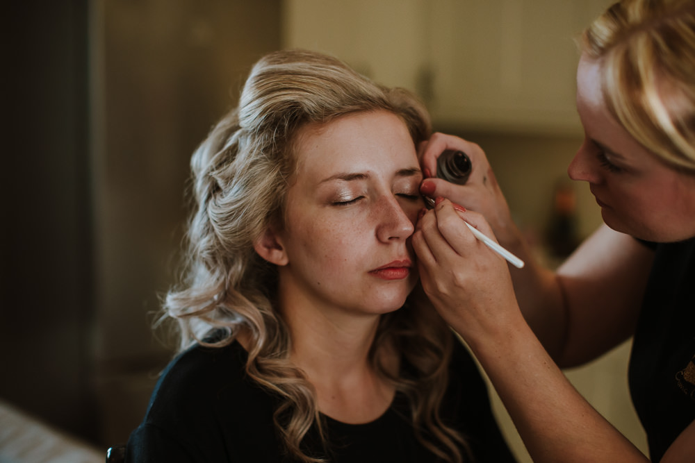 Bride Bridal Make Up Crafty Wedding Sam Bennett Photography