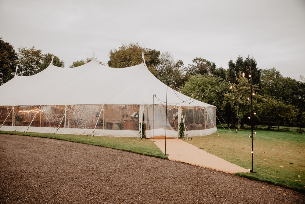 Pole Tent Marquee Festoon Lights Family Farm Wedding Janine Kirkwood Photography