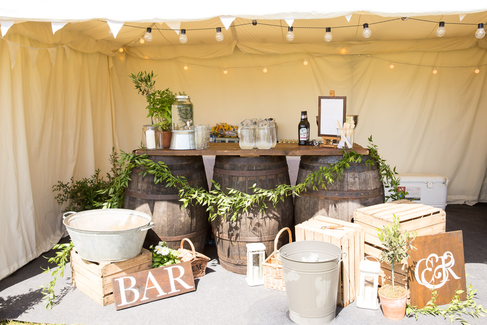 Wooden Bar Decor Fullerton Estate Wedding Hannah Larkin Photography