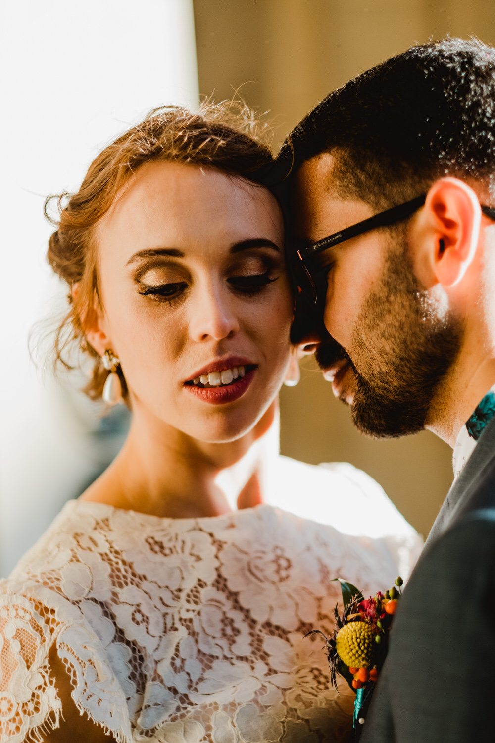 Bride Bridal Hair Make Up HOME Manchester Wedding Kate McCarthy Photography