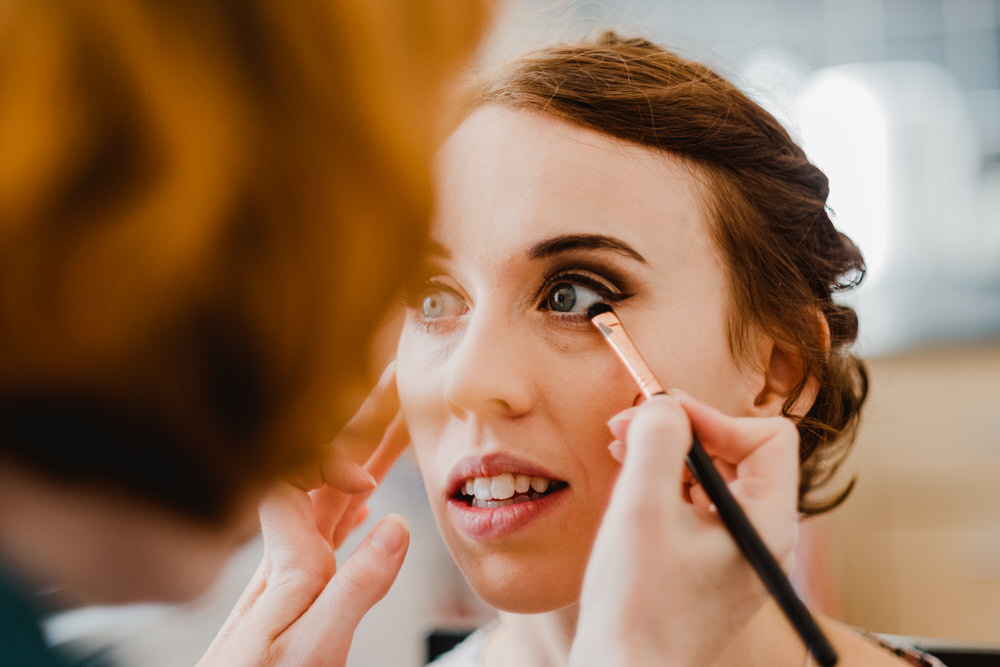 Bride Bridal Make Up HOME Manchester Wedding Kate McCarthy Photography