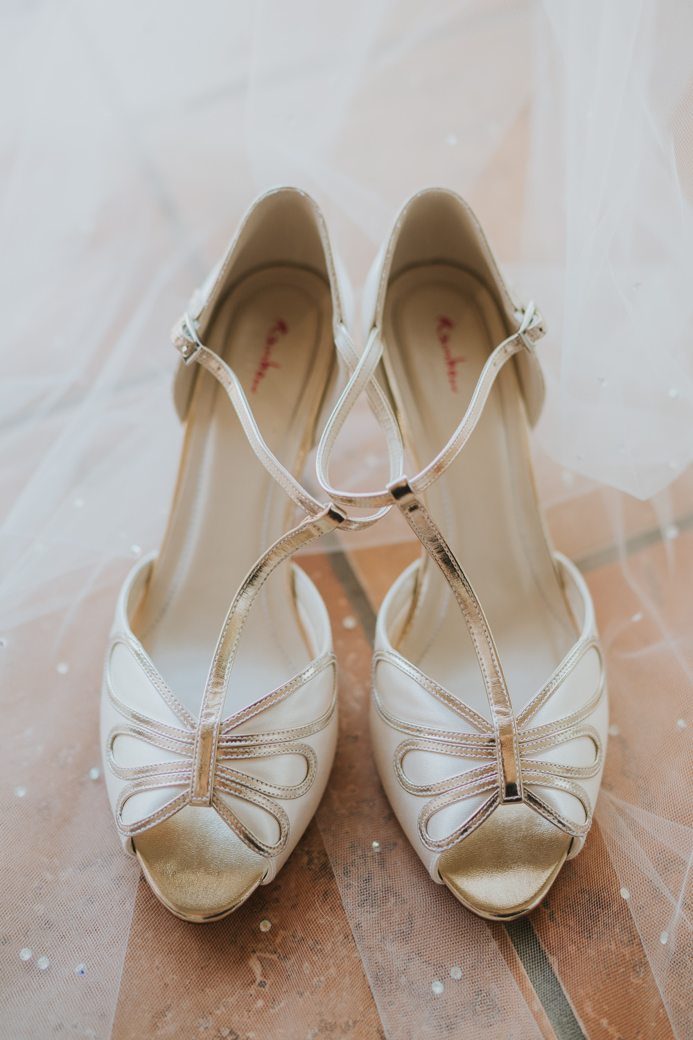 Peep Toe Shoes Bride Bridal High House Weddings Grace Elizabeth Photography