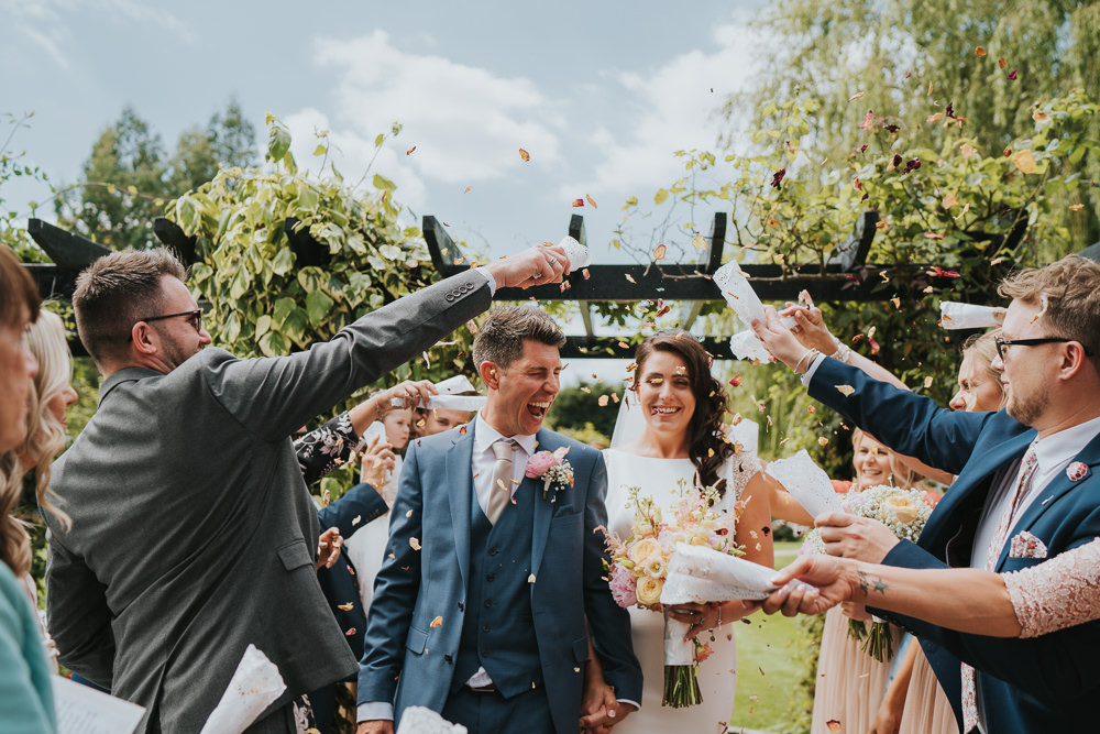 Confetti Throw High House Weddings Grace Elizabeth Photography