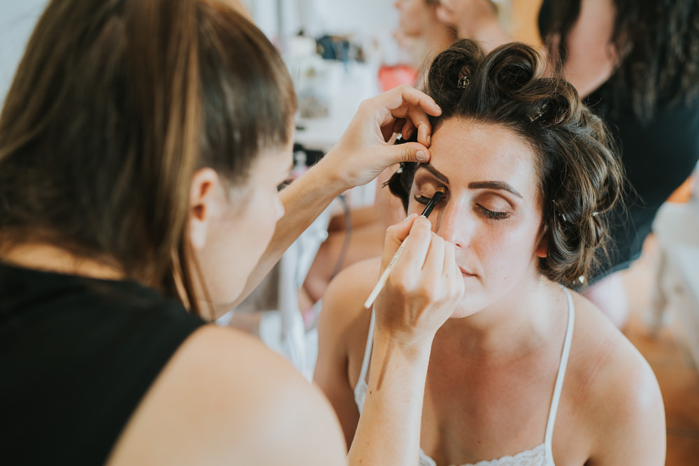 Bride Bridal Make Up High House Weddings Grace Elizabeth Photography