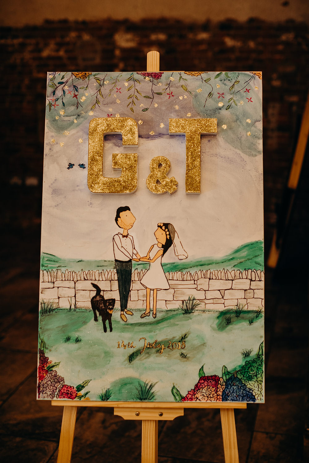 Sign Signs Signage Hornington Manor Wedding Richard Skins Photography