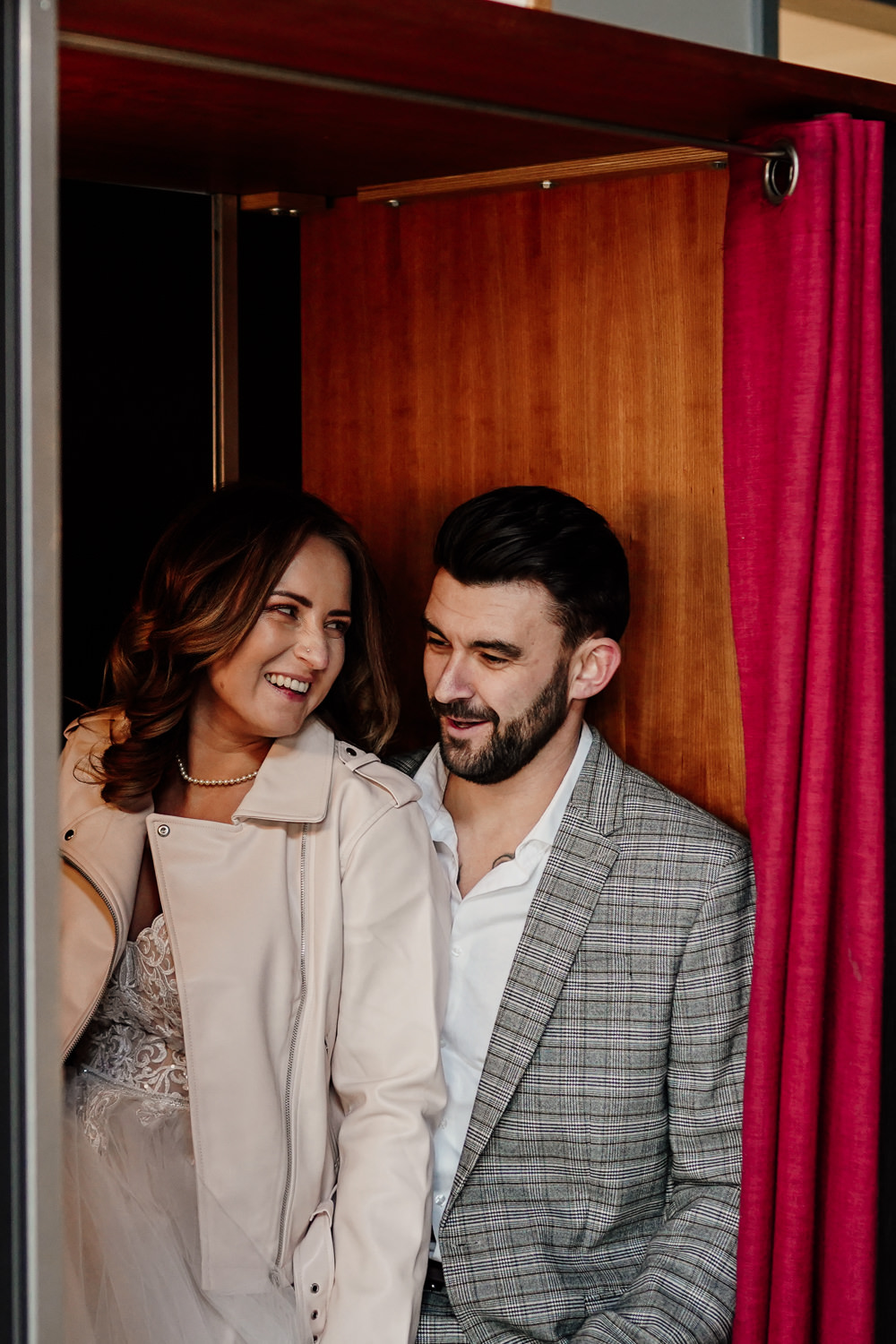 Photo Booth Industrial Wedding Ideas Sam Sparks Photography