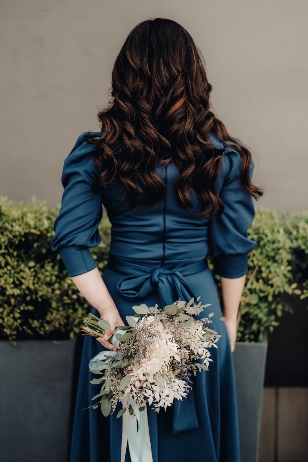 Bride Bridal Dress Gown Blue Philippines Wedding The Backyard Studios