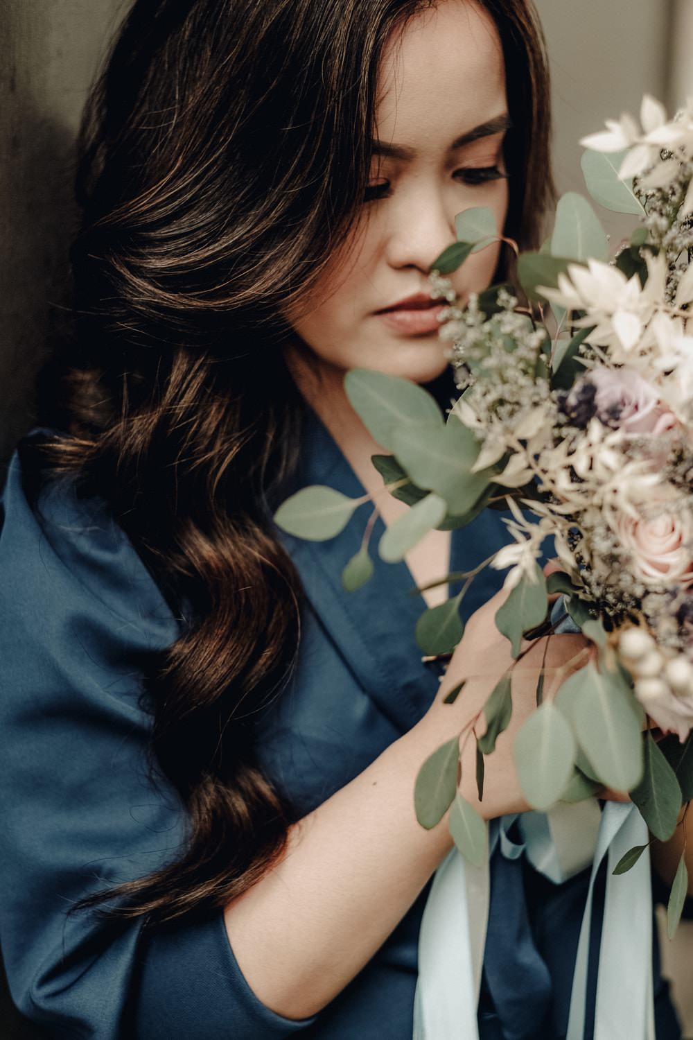 Bouquet Flowers Bride Bridal Eucalyptus Philippines Wedding The Backyard Studios