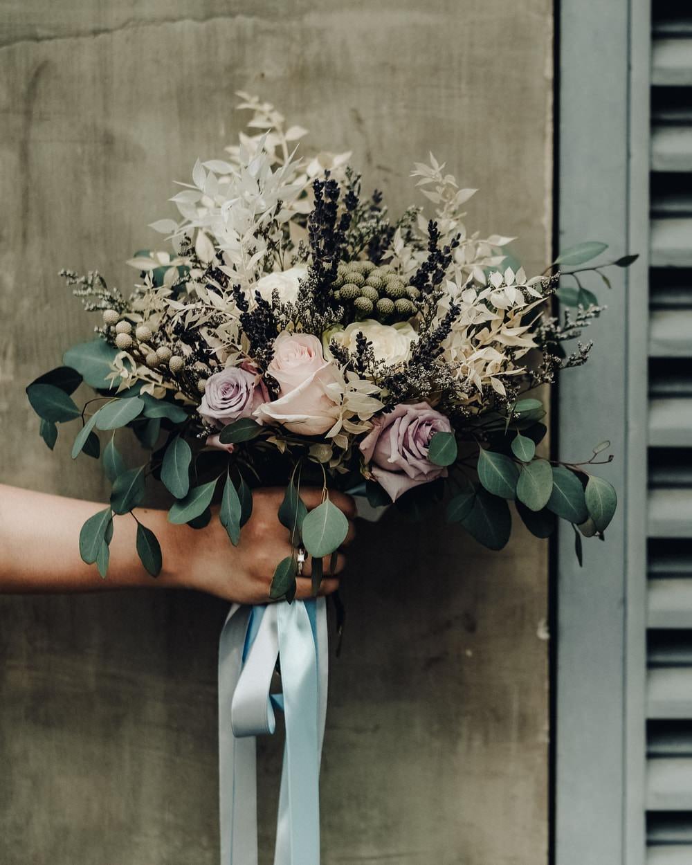 Bouquet Flowers Bride Bridal Eucalyptus Pink Rose Philippines Wedding The Backyard Studios