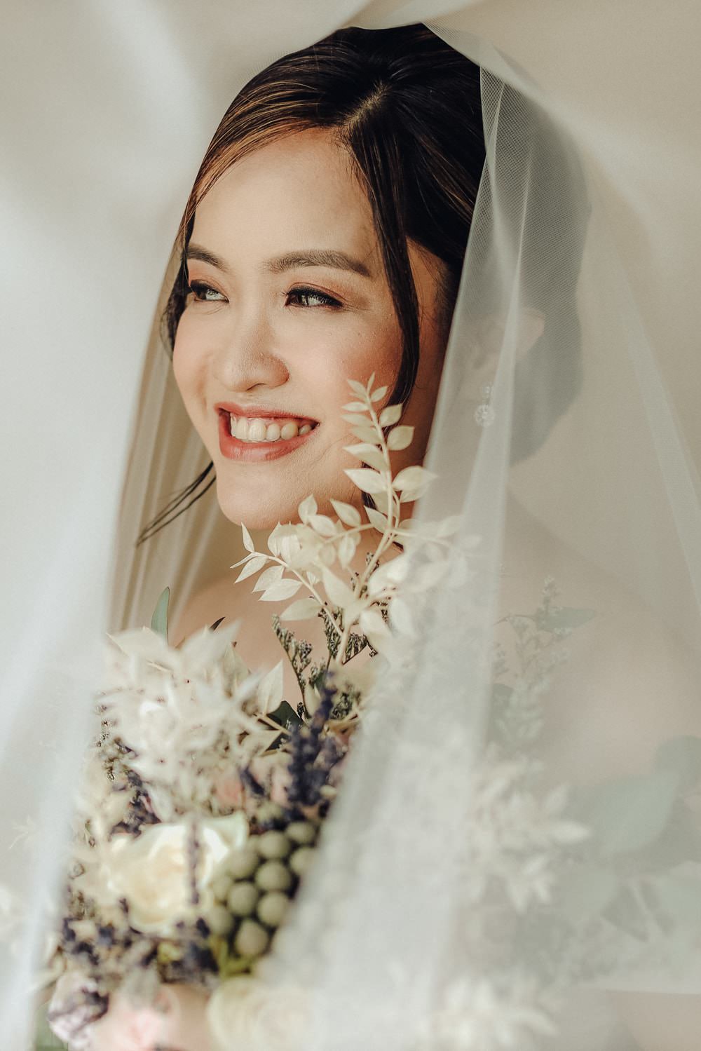 Bride Bridal Veil Make Up Hair Philippines Wedding The Backyard Studios