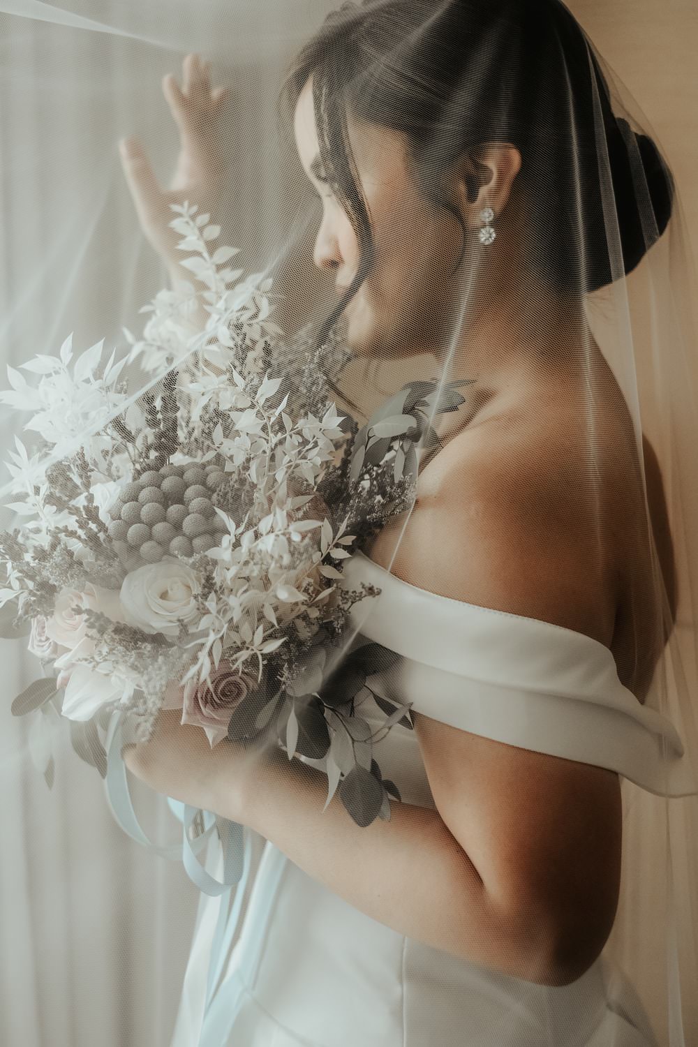Bride Bridal Veil Make Up Hair Philippines Wedding The Backyard Studios