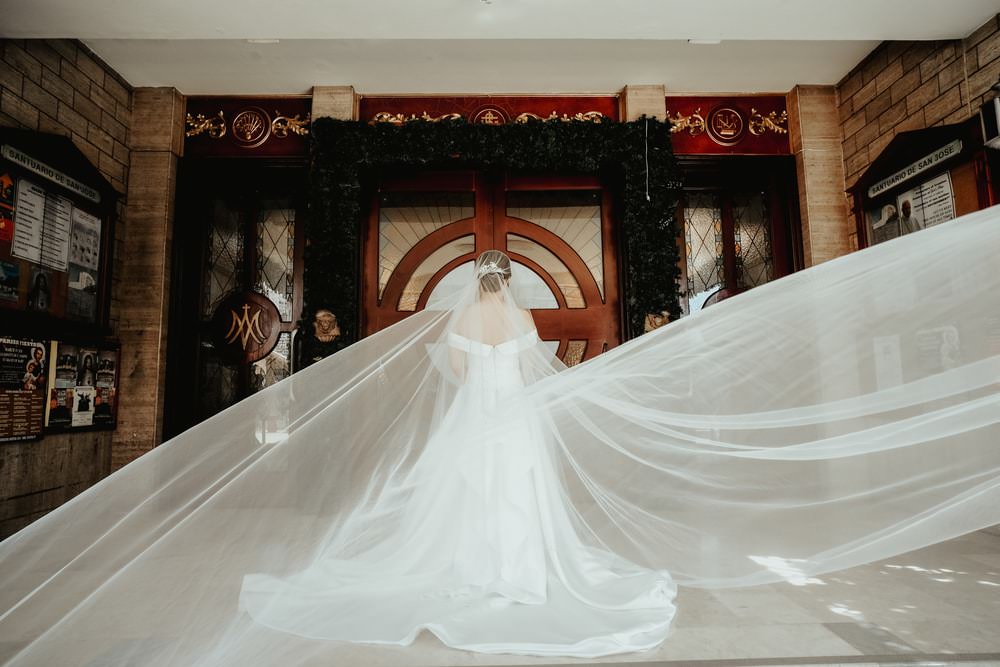 Dress Gown Bride Bridal Strapless Off Shoulder Bardot Veil Philippines Wedding The Backyard Studios