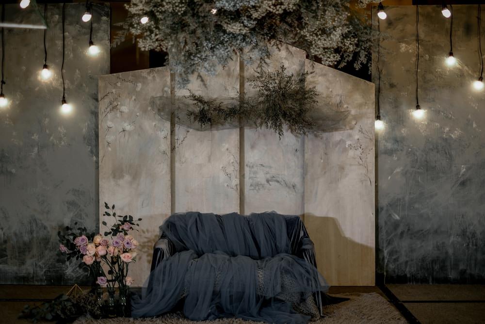 Backdrop Seating Lights Flowers Decor Philippines Wedding The Backyard Studios