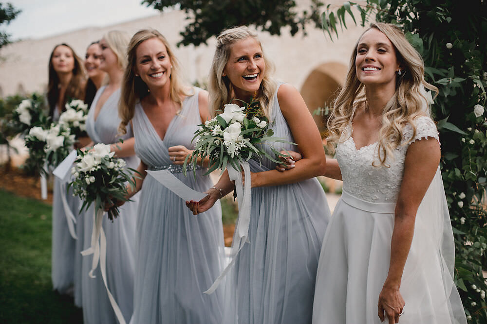 Bridesmaids Bridesmaid Dress Dresses Grey Puglia Wedding MIKI Studios