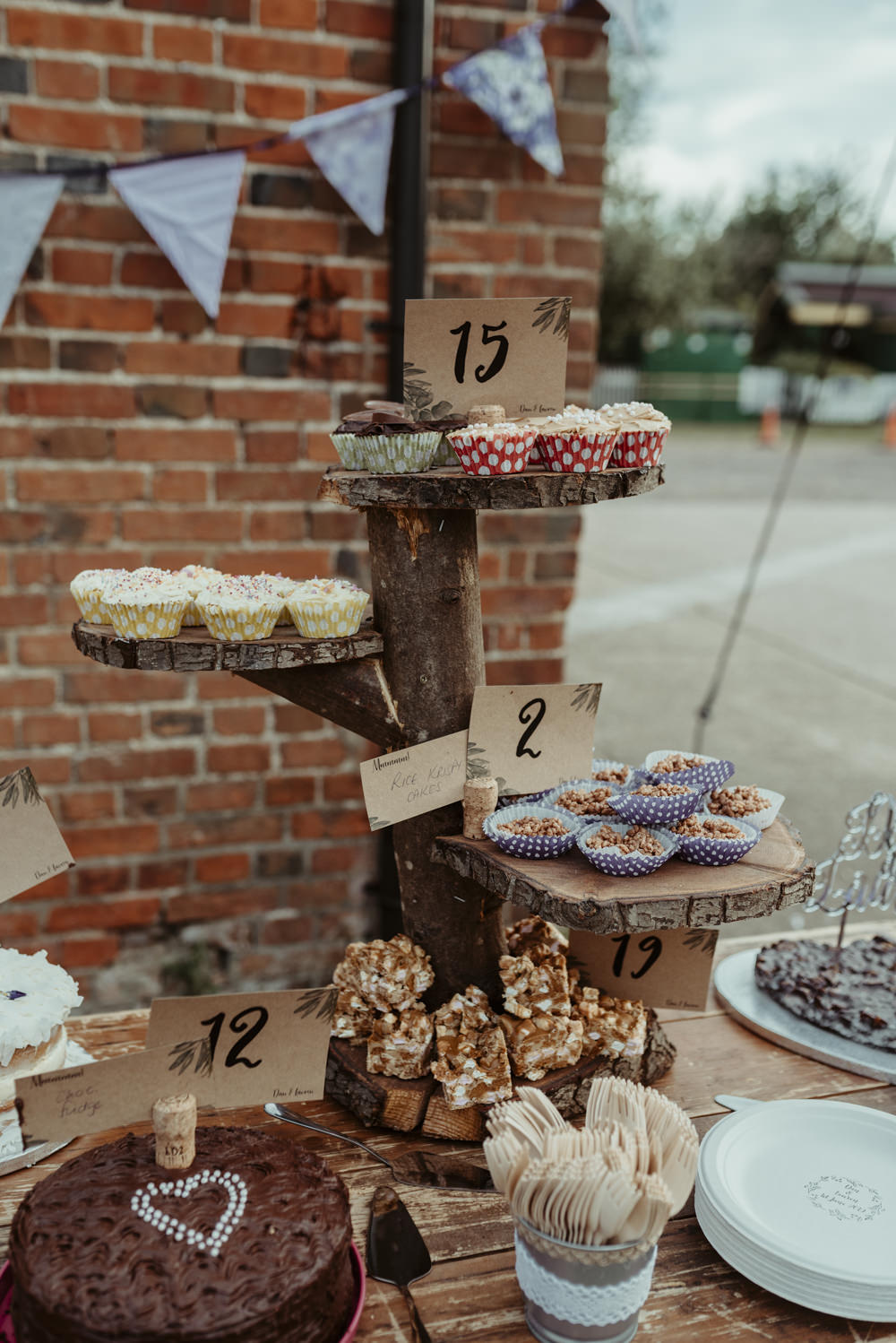 Bake Off Cake Dessert Red Brick Barn Wedding Jess Soper Photography