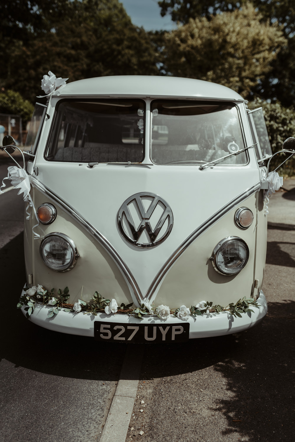 VW Campervan Red Brick Barn Wedding Jess Soper Photography