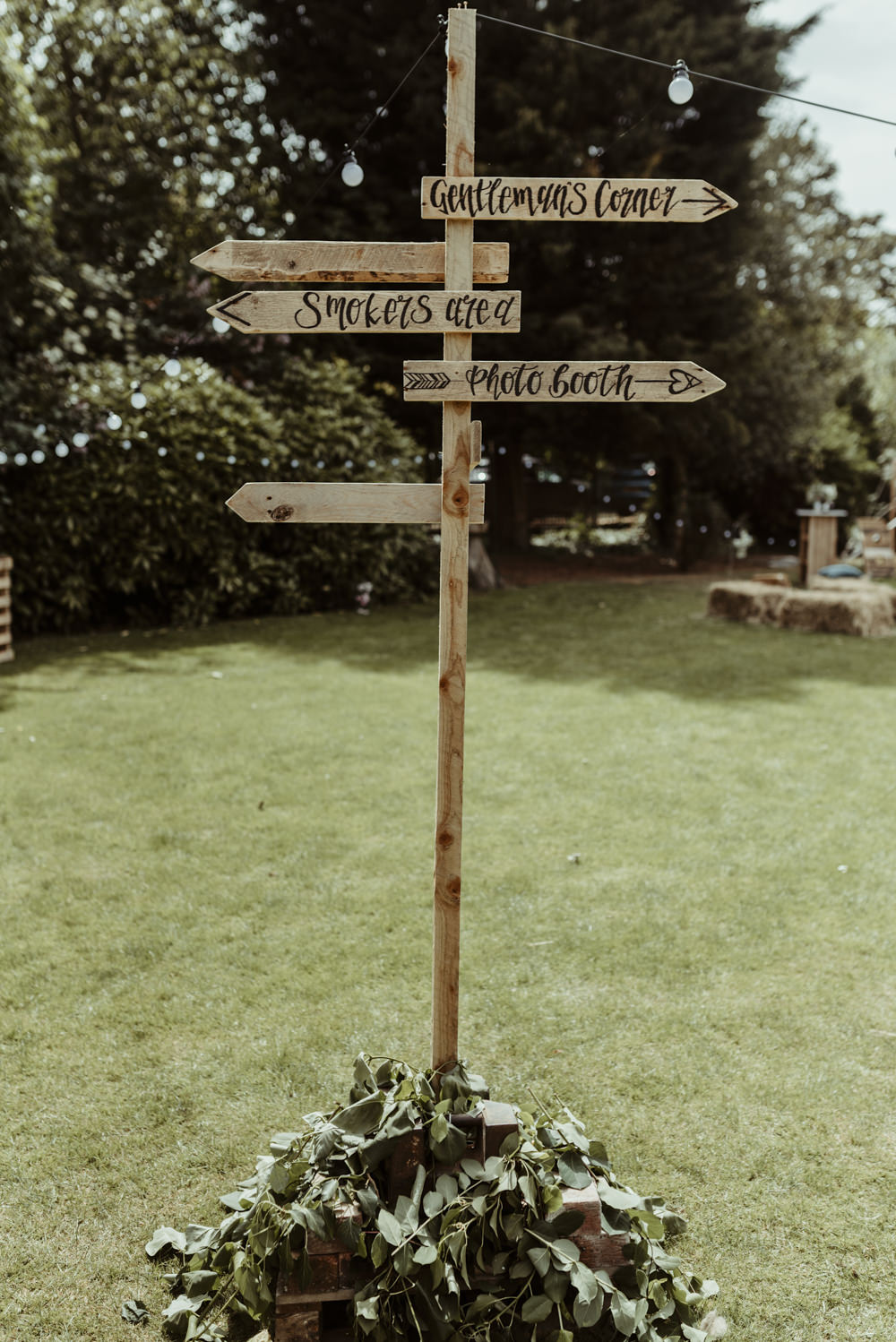 Sign Signs Signage Signpost Red Brick Barn Wedding Jess Soper Photography