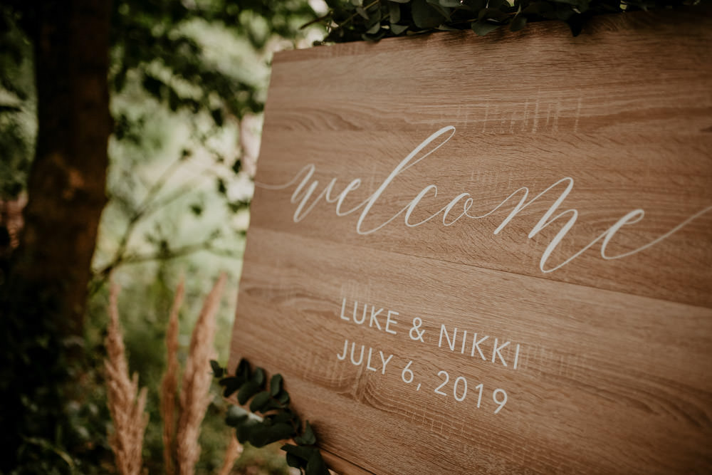 Welcome Sign Signs Signage Whimsical Boho Wedding Camilla Andrea Photography