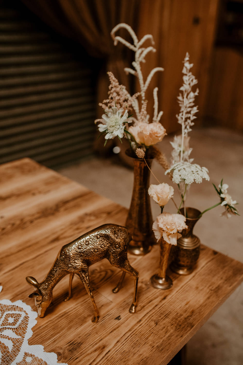 Animal Decor Flowers Whimsical Boho Wedding Camilla Andrea Photography