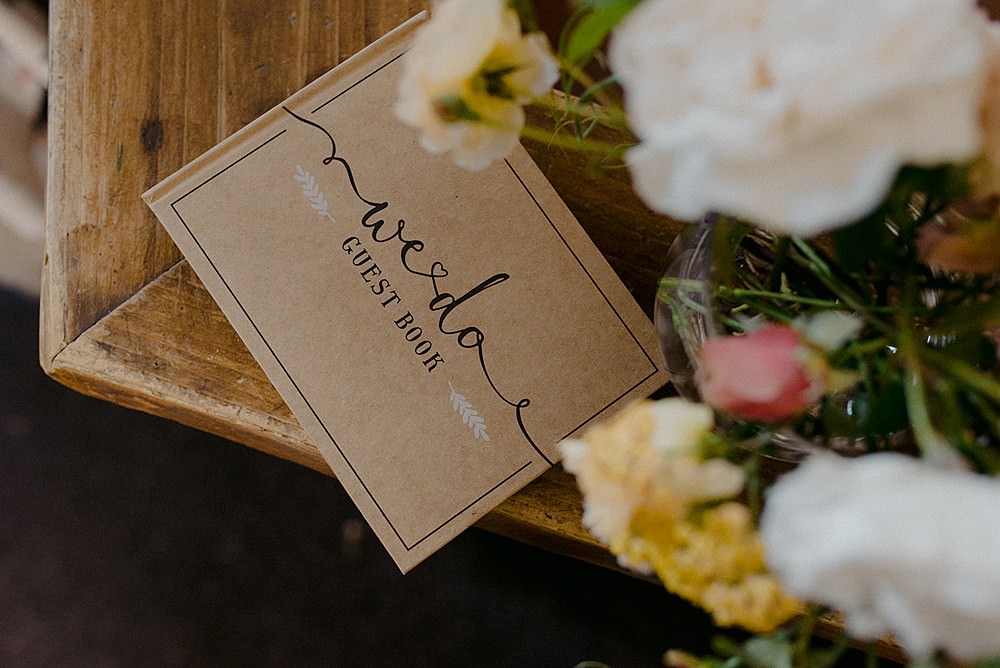 Guest Book Belbroughton Church Hall Wedding Faye Green Photo