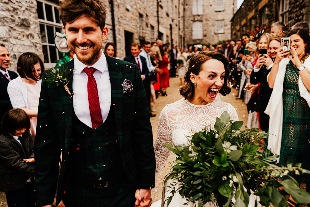 Confetti Throw Brewery Wedding Ginger Beard Weddings
