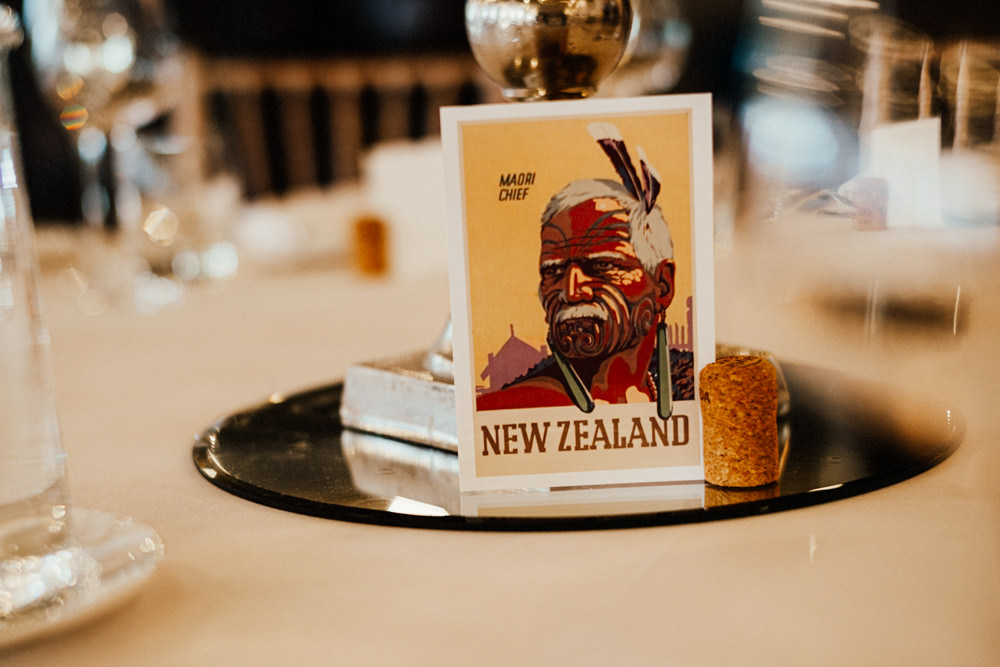 Table Names Travel Brewery Wedding Ginger Beard Weddings