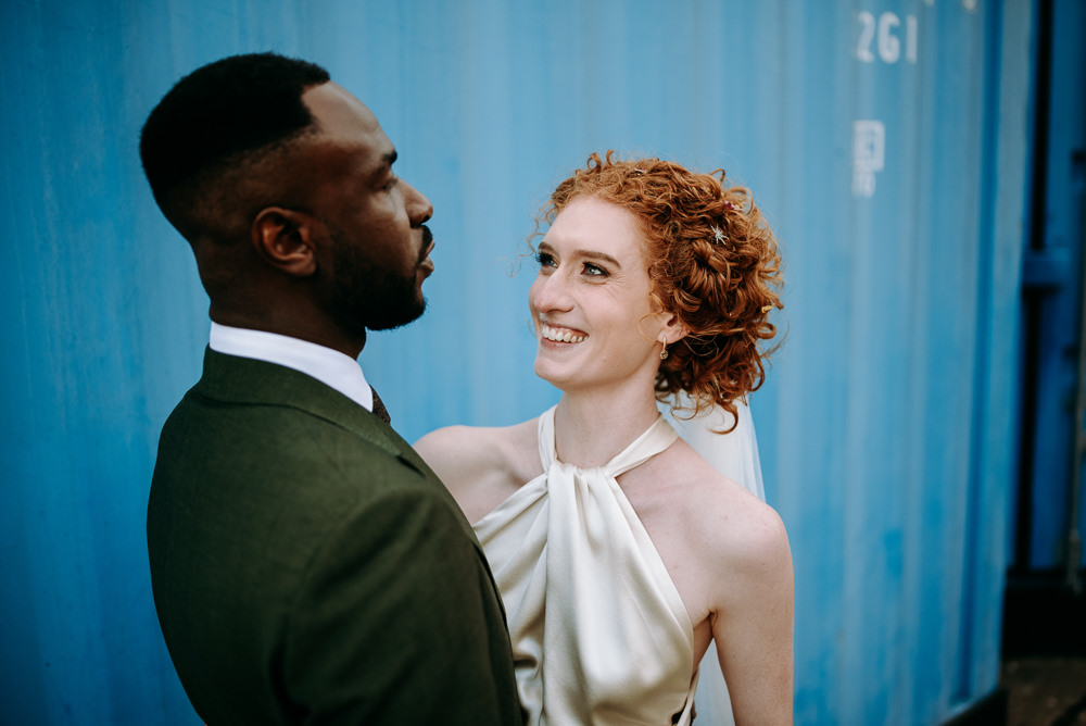 Bride Bridal Hair Make Up British Nigerian Wedding Andrew Brannan Photography