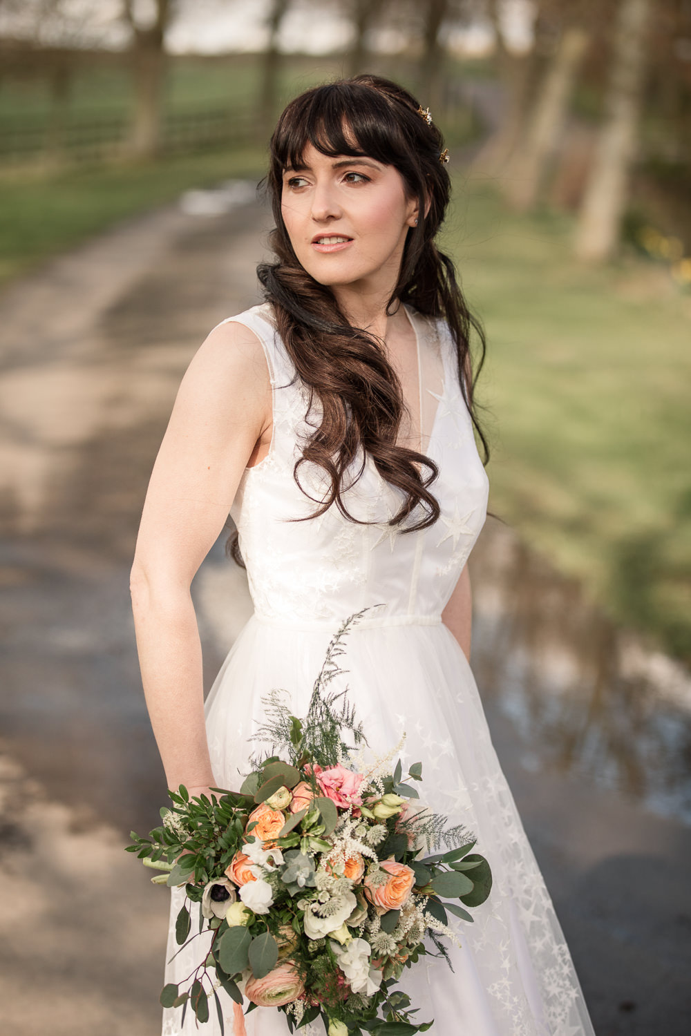 Bride Bridal Make Up Celestial Wedding Inspiration Becky Harley Photography