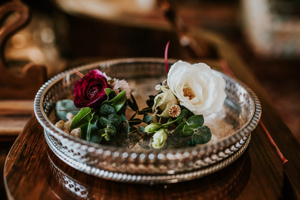 Buttonhole Flowers Chippenham Park Wedding Daniel Ackerley Photography