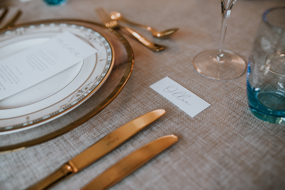 Calligraphy Place Name Chippenham Park Wedding Daniel Ackerley Photography