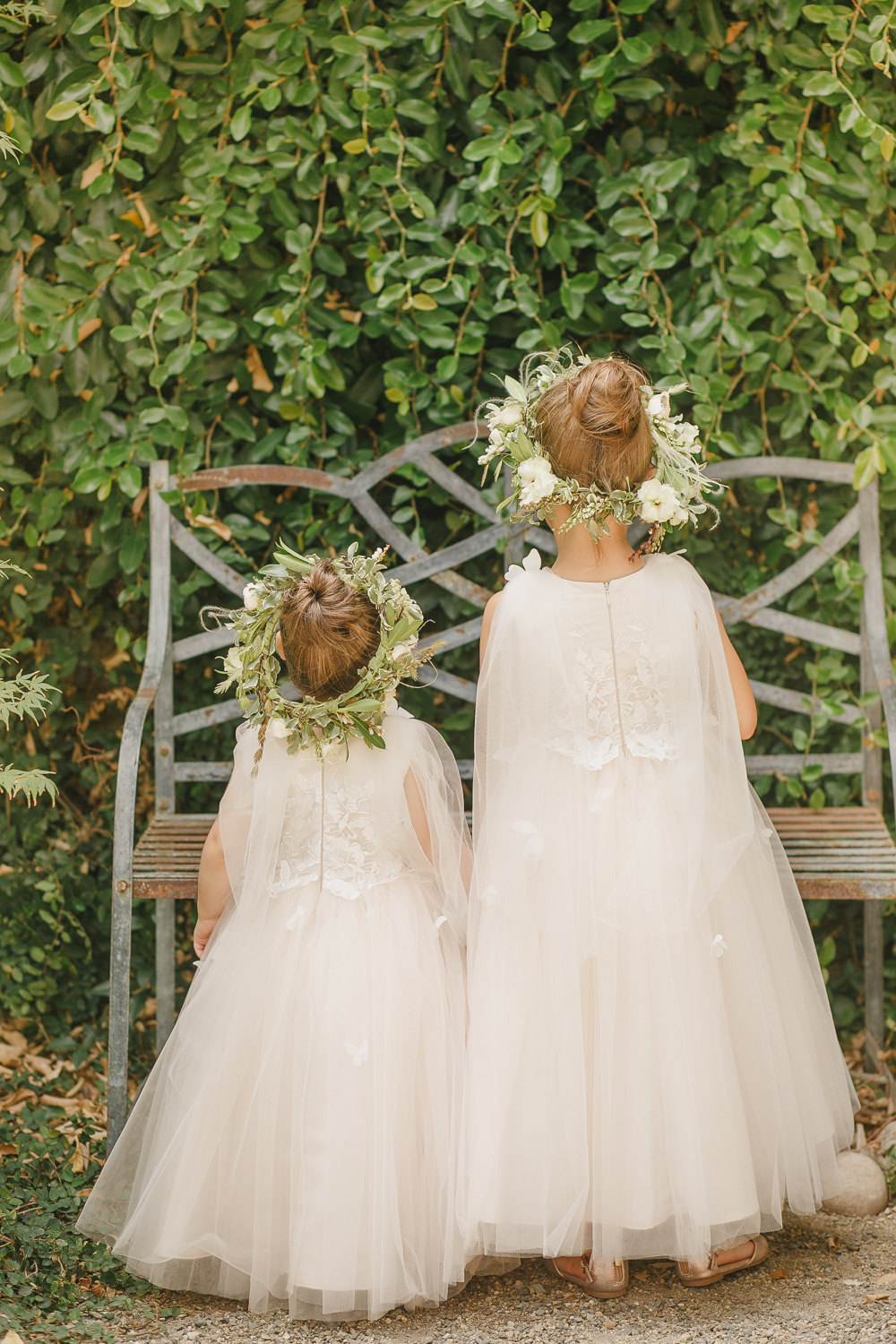 Flower Girl Dresses Flower Crown Enchanted Forest Wedding Kristen Booth Photography